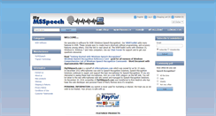 Desktop Screenshot of mymsspeech.com
